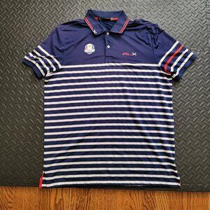 RLX Ralph Lauren Official 2014 Ryder Cup Team USA Golf Polo, Men's Large, Used